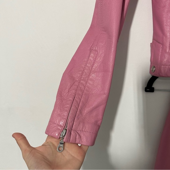 Pink Wilsons Leather Jacket and Skirt Set - Picture 8 of 11